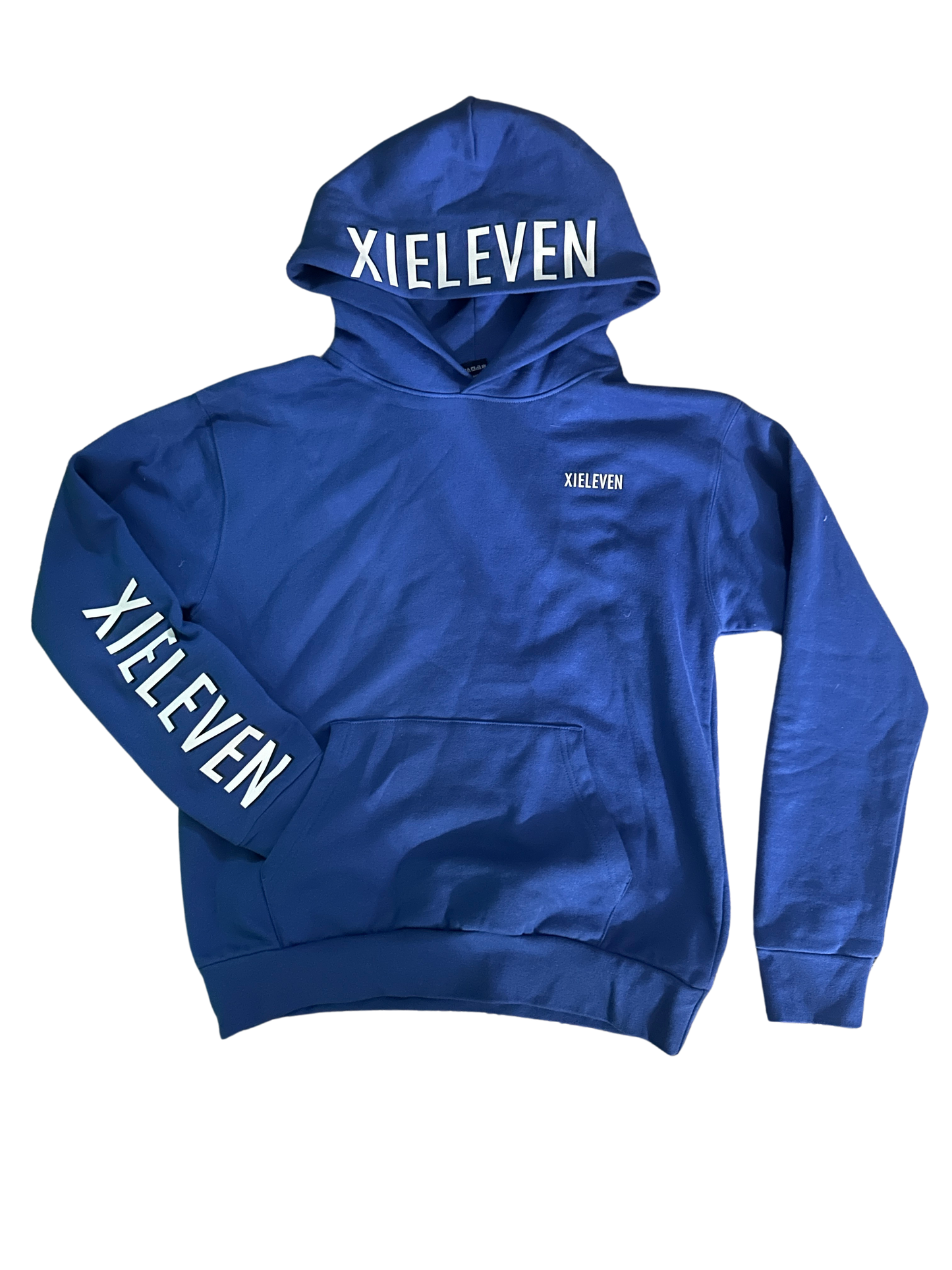 BLUE FLOATING XIELEVEN “HEAVY” HOODIE - XIELEVEN INC