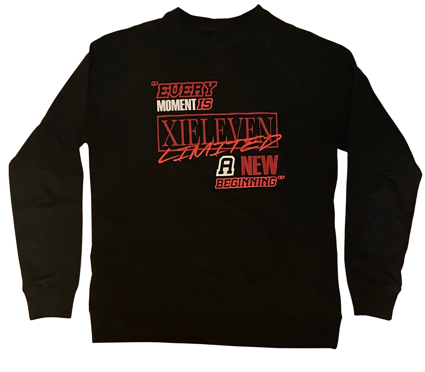 BLACK & REDS NEW BEGINNINGS SWEATSHIRTS - XIELEVEN INC
