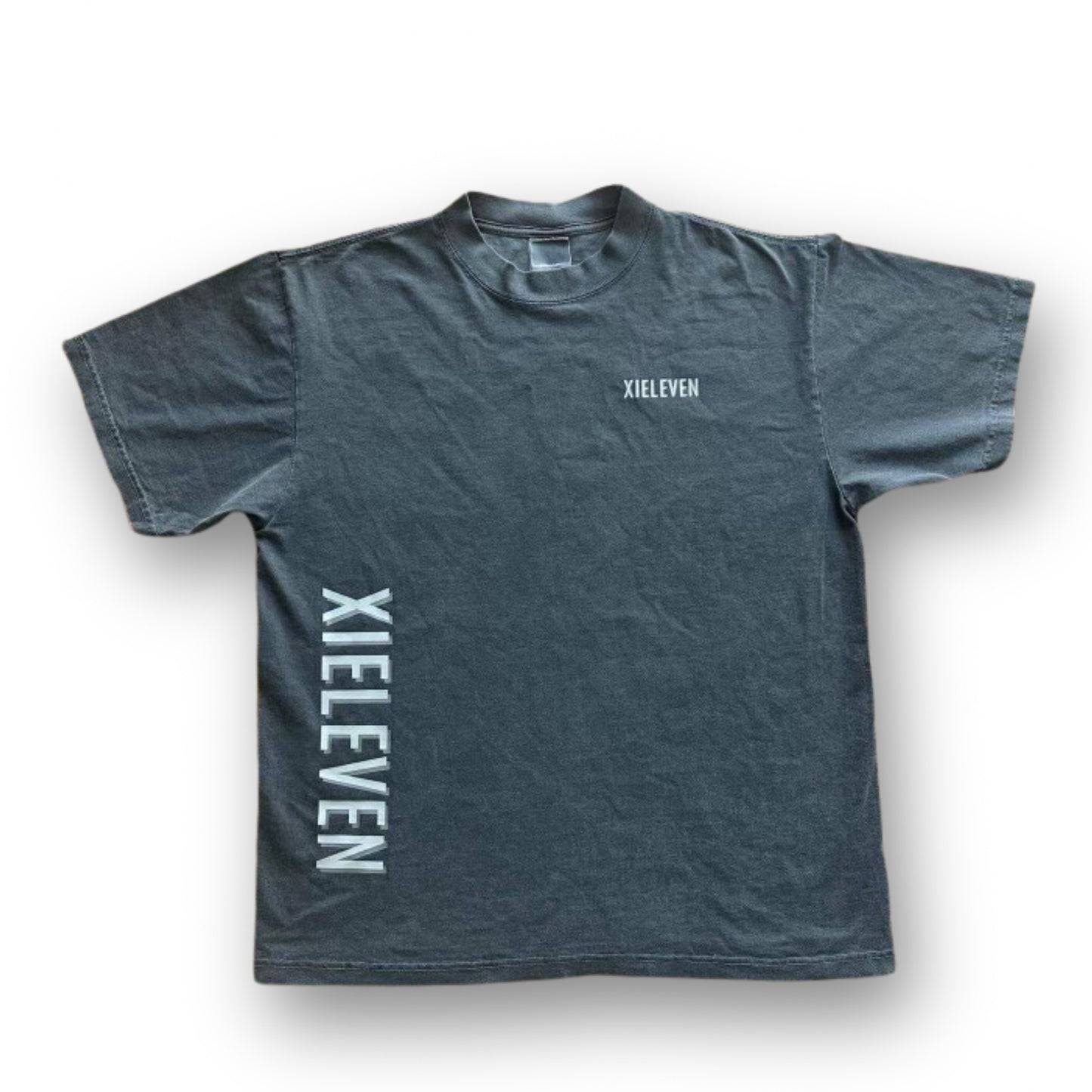 Grey heavyweight “XIELEVEN” T-shirt - XIELEVEN INC