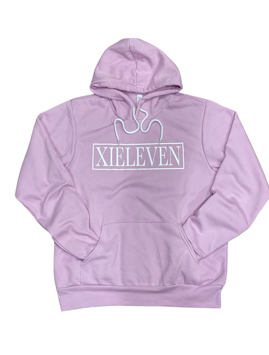 Lilac signature logo hoodie - XIELEVEN INC