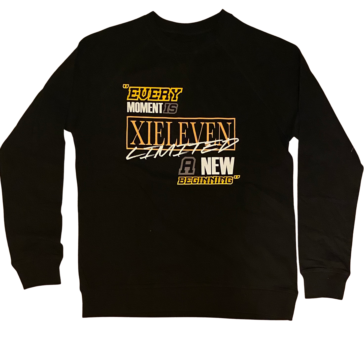 BLACK & YELLOWS NEW BEGINNINGS SWEATSHIRTS - XIELEVEN INC