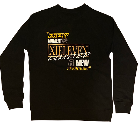 BLACK & YELLOWS NEW BEGINNINGS SWEATSHIRTS - XIELEVEN INC