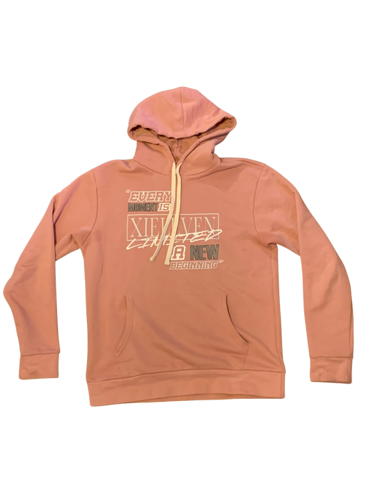 DESERT PINK & GRAY XIELEVEN LIMITED “NEW BEGINNINGS” PULLOVER - XIELEVEN INC